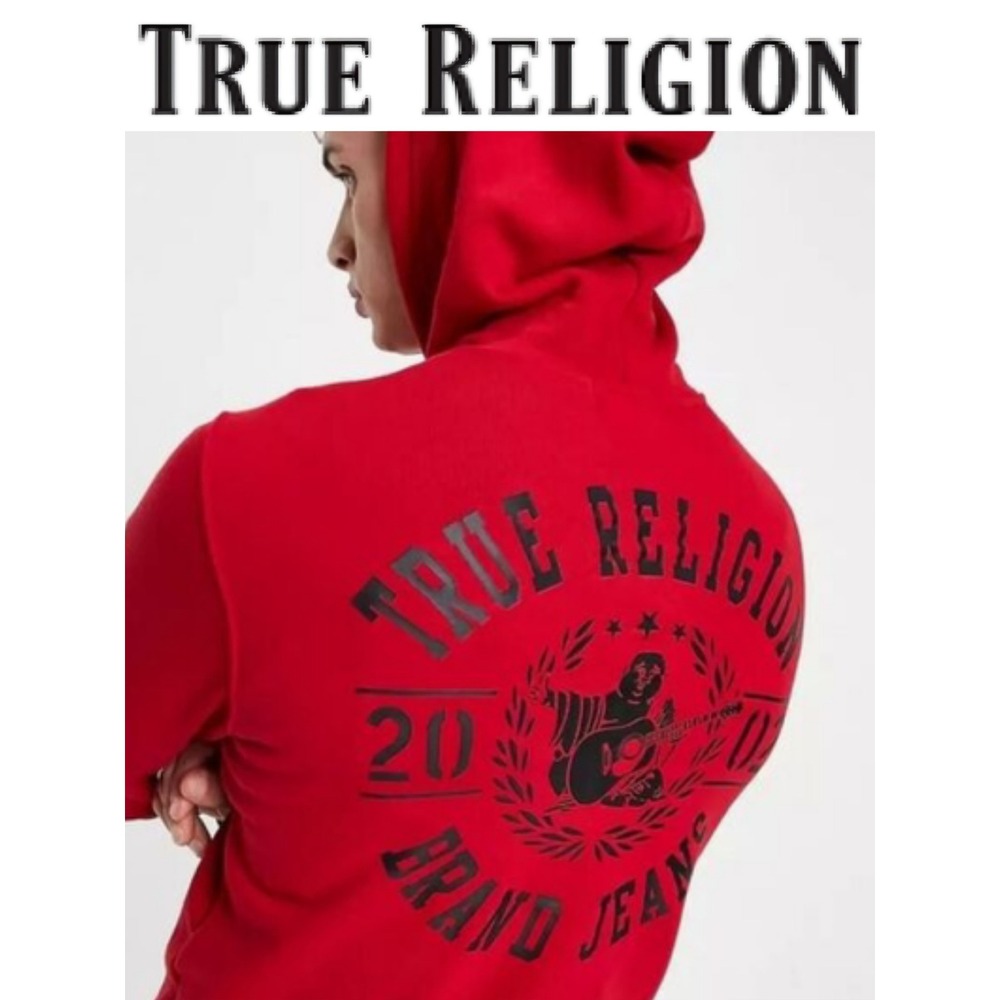 True Religion Buddha Logo Zip-Up Hoodie